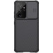 Карбоновая накладка Nillkin Camshield (шторка на камеру) для Samsung Galaxy S21 Ultra (Черный / Black)