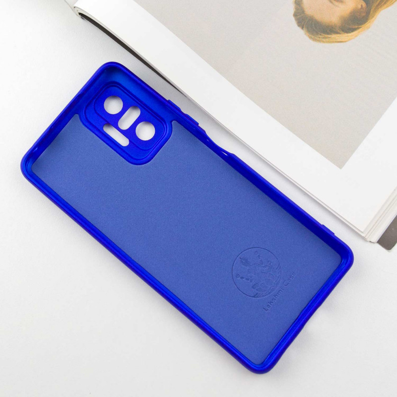 Фото Чехол Silicone Cover Lakshmi Full Camera (A) для Xiaomi Redmi Note 10 Pro / 10 Pro Max (Синий / Iris) в магазине vchehle.ua