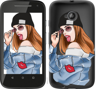 

Чохол Дівчина v3 на Motorola Moto E2 843231