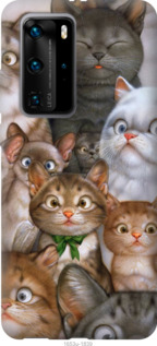 

Чехол коты для Huawei P40 Pro 939923