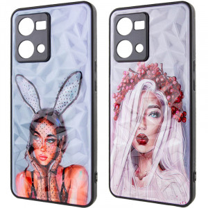 TPU+PC чехол Prisma Ladies для Oppo Reno 7 4G