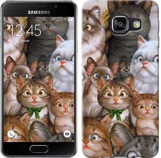

Чехол коты для Samsung Galaxy A3 (2016) A310F 476321