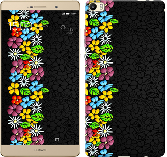 

Чехол цветочный орнамент для Huawei P8 Max 327985