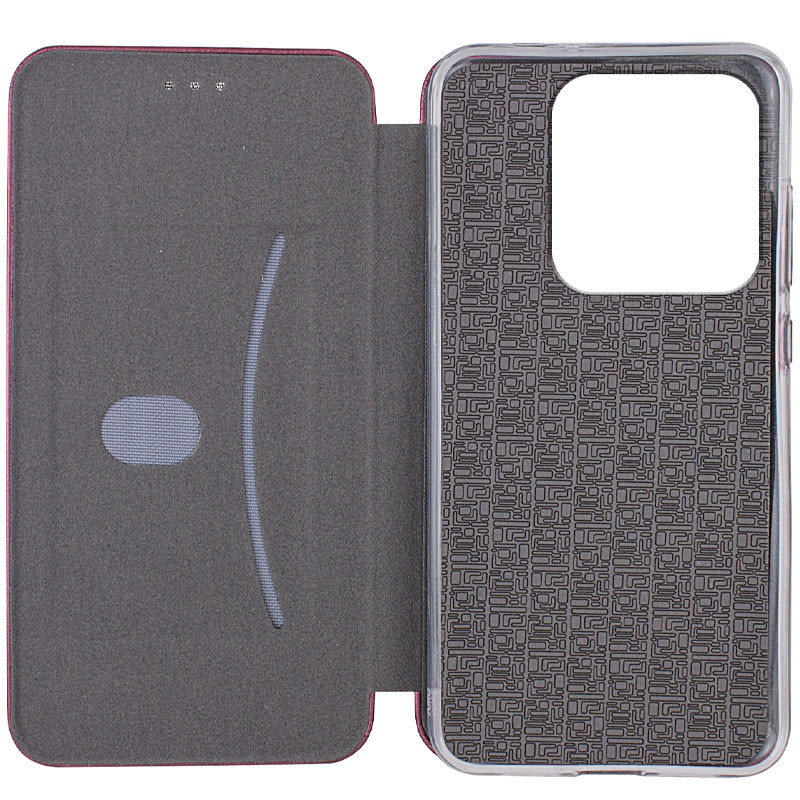 Фото Кожаный чехол-книжка Classy для Xiaomi Redmi 10C (Бордовый) в магазине vchehle.ua