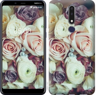 

Чехол Букет роз для Nokia 3.1 Plus 689546