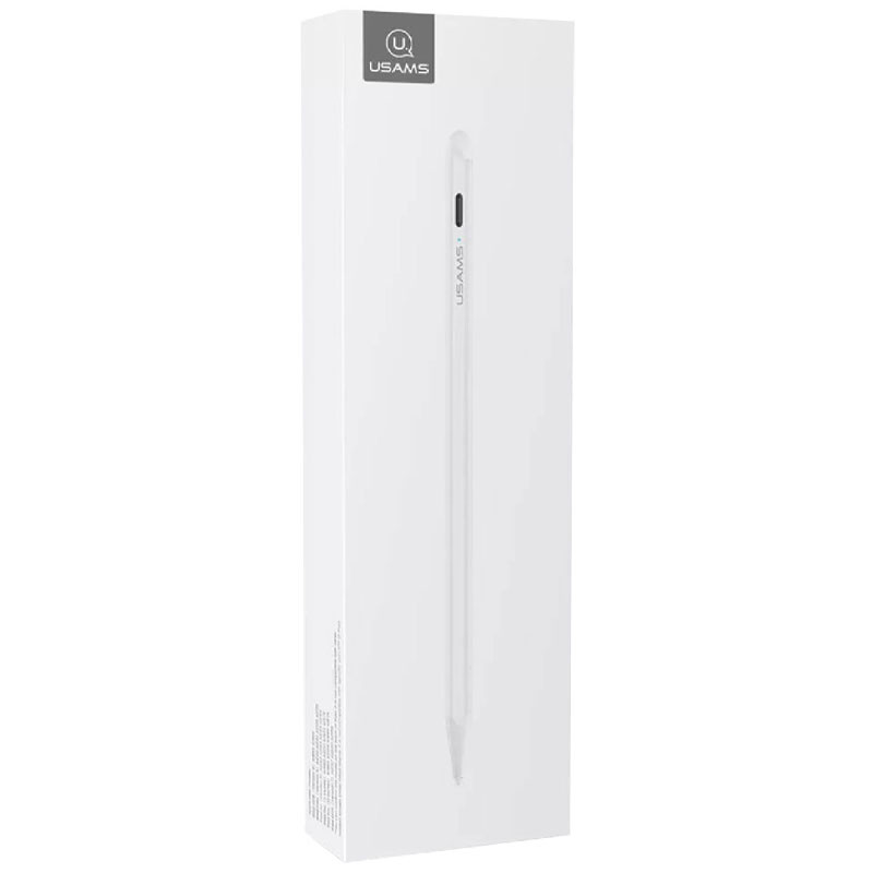 Купить Уценка Стилус Usams US-ZB135 Active Touch Screen Capacitive (Дефект упаковки / Белый) на vchehle.ua