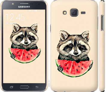 

Чехол Енотик с арбузом для Samsung Galaxy J7 J700H 799622