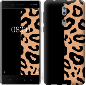 Чехол Пятна леопарда для Nokia 8