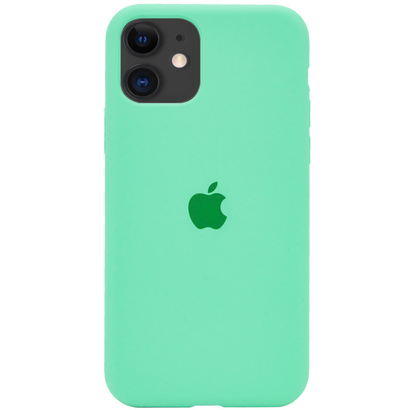 Чехол Silicone Case Full Protective (AA) для Apple iPhone 11 (6.1") (Зеленый / Spearmint)