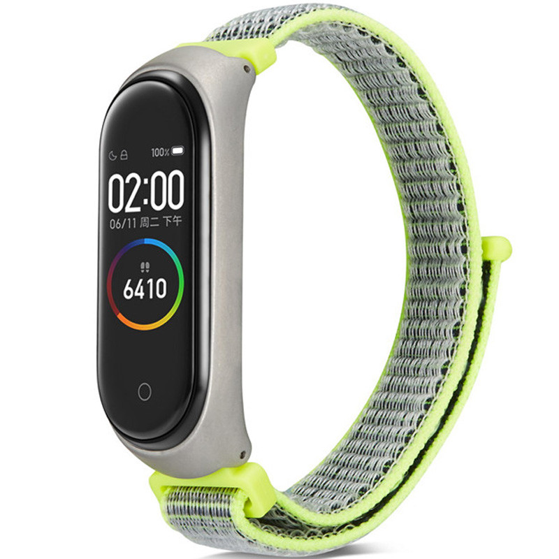

Ремешок Nylon для Xiaomi Mi Band 3/4/5/6 (Салатовый) 768783