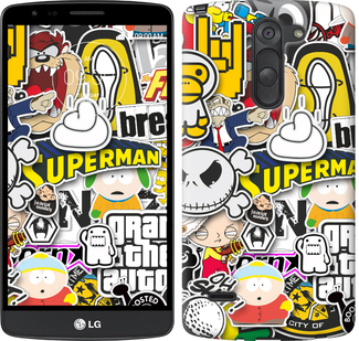 

Чехол Popular logos для LG G3 Stylus D690 627963