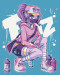 Картина по номерам. Art Craft "Style girl" 40*50 см 10218-AC (Разноцветный)
