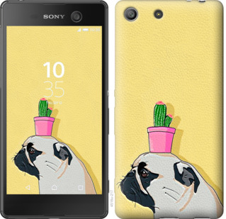 

Чехол Мопс с кактусом для Sony Xperia M5 795621
