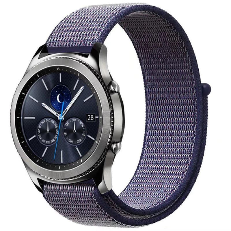 Ремешок Nylon для Smart Watch 20mm (Темно-синий / Синий)