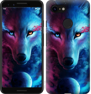 Чехол Арт-волк для Google Pixel 3