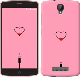 

Чехол Подзарядка сердца1 для ZTE L5 730554