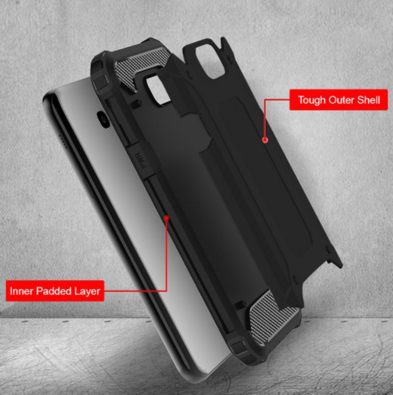 Бронированный противоударный TPU+PC чехол Immortal для Samsung A520 Galaxy A5 (2017) (Черный) в магазине vchehle.ua