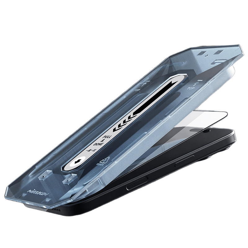 Защитное стекло Nillkin (CP+PRO) для Apple iPhone 16 (6.1") (+ аппликатор) (Черный) в магазине vchehle.ua
