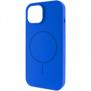 Чехол Silicone Case Full Protective (AA) NO LOGO with Magnetic Safe для Apple iPhone 15 Plus (6.7")