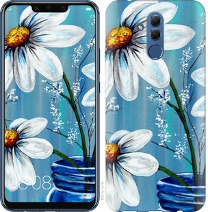 

Чехол Красивые арт-ромашки для Huawei Mate 20 Lite 672799