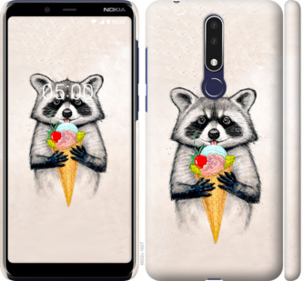 

Чохол Єнотик з морозивом на Nokia 3.1 Plus 801497