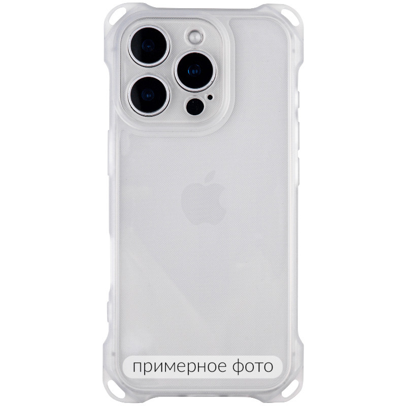 Фото Чохол TPU CrossBody with straps на Apple iPhone 16e (6.1") (Transparent) на vchehle.ua