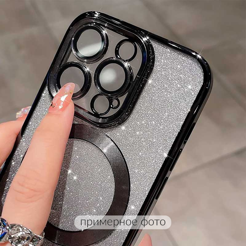 TPU чохол Delight case with Magnetic Safe з захисними лінзами на камеру на Apple iPhone 16 (6.1") (Чорний / Black) в магазині vchehle.ua