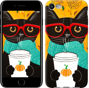 

Чехол Осенний кот для iPhone 7 (4.7'') 580796