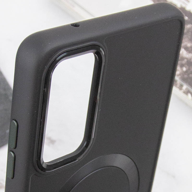 Купити TPU чохол Bonbon Metal Style with Magnetic safe на Samsung Galaxy A35 (Чорний / Black) на vchehle.ua