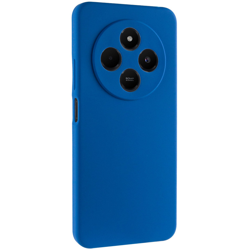 Чохол Silicone Cover Lakshmi Full Camera (AA) на Xiaomi Redmi 14C / Poco C75 (Синій / Navy Blue)