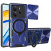 Ударопрочный чехол Bracket case with Magnetic для Xiaomi Redmi Note 14 5G (Blue)