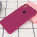Фото Чехол Silicone Case Full Protective (AA) для Apple iPhone X (5.8") / XS (5.8") (Бордовый / Maroon) на vchehle.ua
