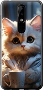 Чохол White cat на Nokia 5.1 Plus