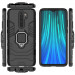 Фото Ударопрочный чехол Transformer Ring for Magnet для Xiaomi Redmi Note 8 Pro (Черный / Soul Black) в магазине vchehle.ua