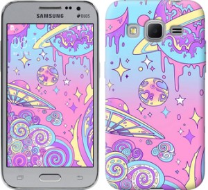 Чохол Рожева галактика на Samsung Galaxy Core Prime G360H