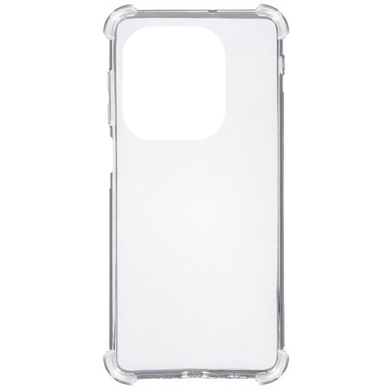 TPU чохол GETMAN Ease logo посилені кути на TECNO Spark 20 Pro (Безбарвний (прозорий))