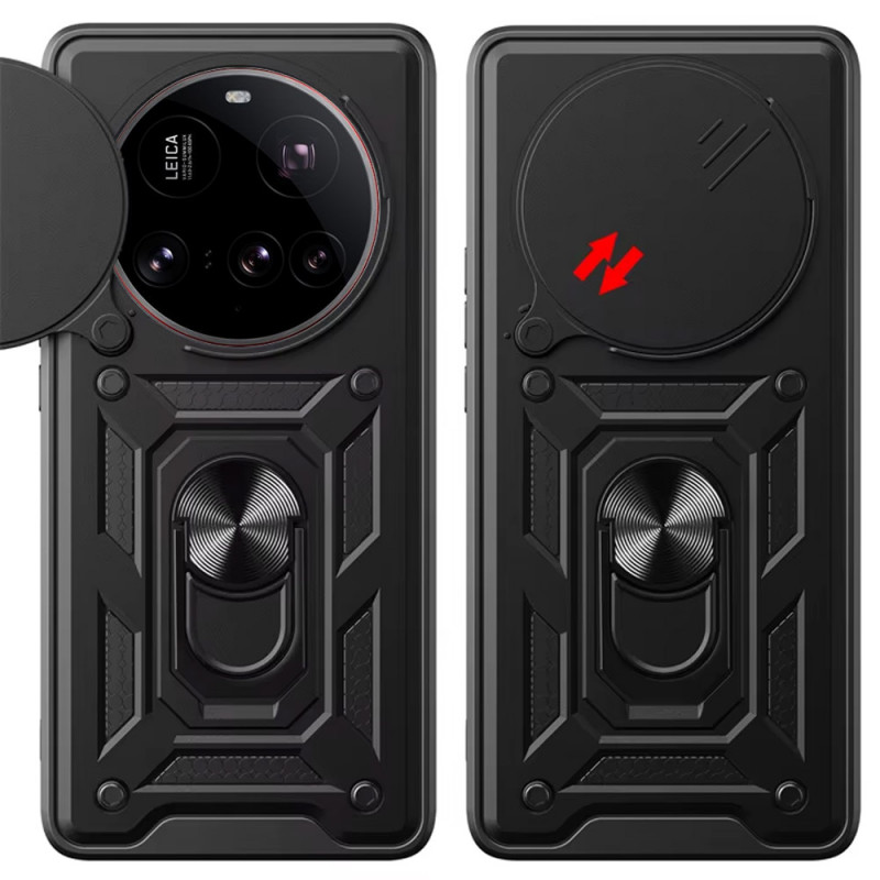 Фото Ударостійкий чохол Camshield Serge Ring на Xiaomi 15 Ultra (Чорний) на vchehle.ua