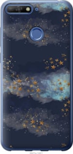 

Чохол Ночь золотые звезды для Huawei Honor 7C 1406305