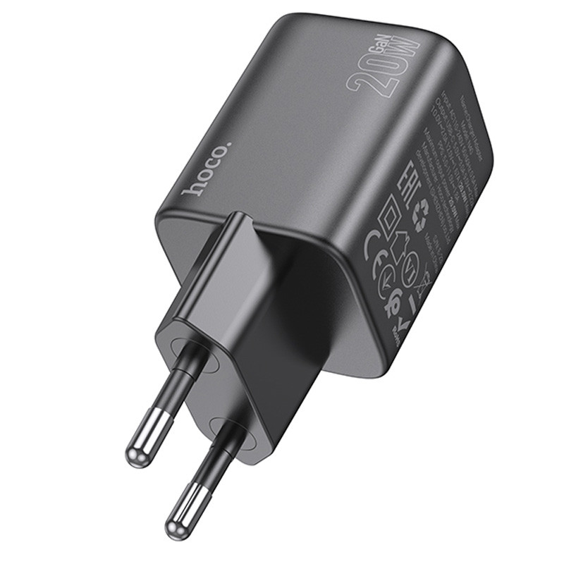 Фото МЗП Hoco N40 Mighty PD20W (1USB-C) (Black) в маназині vchehle.ua