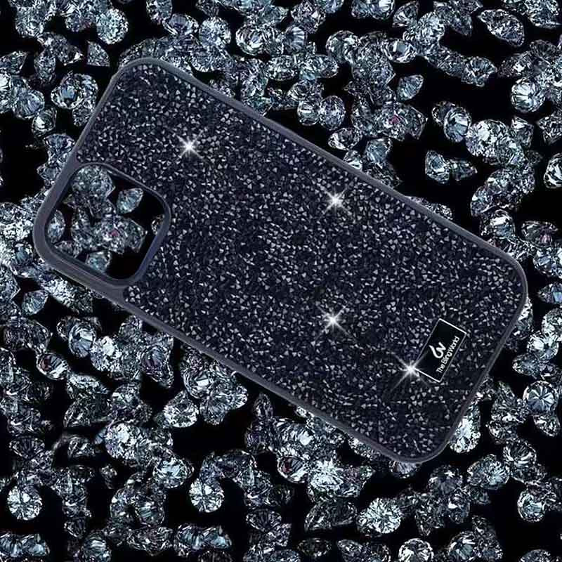 Фото TPU чехол Bling World Rock Diamond для Apple iPhone 14 Plus (6.7") (Черный) на vchehle.ua