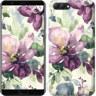 

Чехол Цветы акварелью для Huawei Honor V10 / View 10 668351