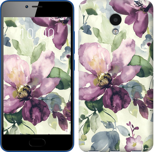

Чохол Квіти аквареллю на Meizu M5c 631965