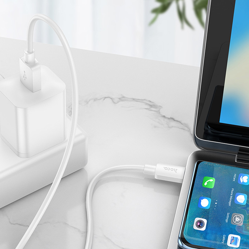 Дата кабель Hoco X96 Hyper USB to Type-C 100W (0.25m) (White) в магазине vchehle.ua