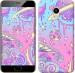 Чехол Розовая галактика для Meizu M5