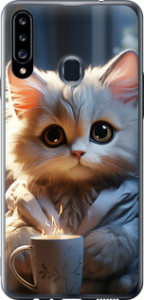 Чехол White cat для Samsung Galaxy A20s A207F
