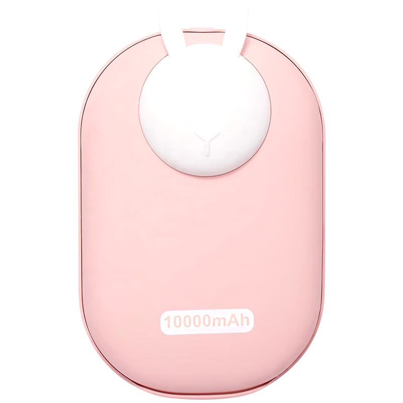 Портативное ЗУ Power Bank GXZ-N705 2in1 с обогревателем для рук 10000 mAh (Pink / Rabbit)