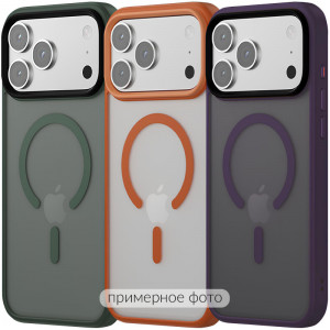 TPU+PC чохол Metal Buttons with Magnetic Safe Colorful на Apple iPhone 17 Pro (6.3")