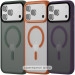 TPU+PC чохол Metal Buttons with Magnetic Safe Colorful на Apple iPhone 17 Pro (6.3")