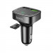 Фото АЗП FM модулятор Hoco E59 Promise 18W (2USB-A) (Чорний) в маназині vchehle.ua