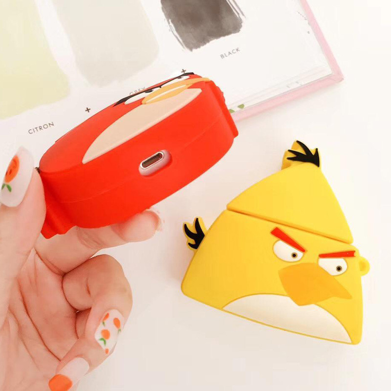 Фото Силіконовий футляр Angry Birds series для навушників AirPods на vchehle.ua